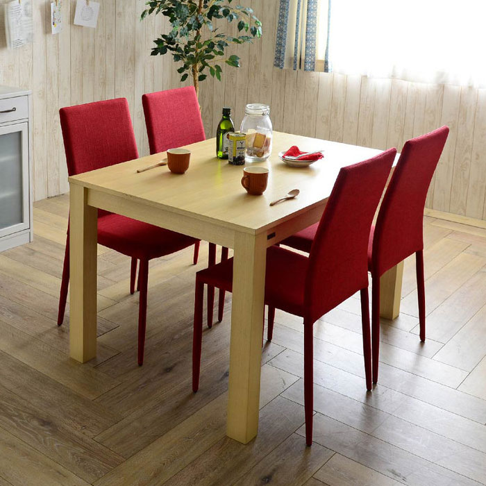 ダイニングテーブルセット 食卓テーブルセット 4人掛け 4人用 木製 幅135cm おしゃれ 北欧風