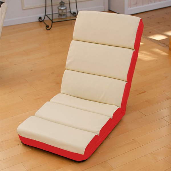 PVCレザー座椅子,14段階リクライニング座いす リクライニングチェア