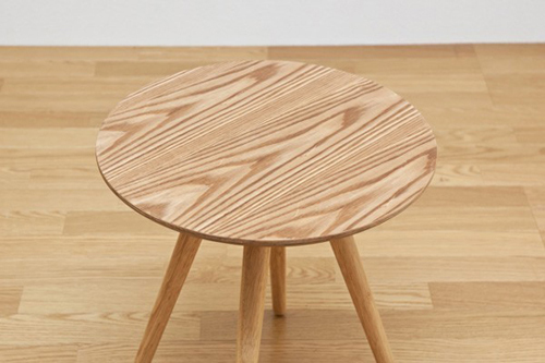 木製ラウンドテーブル フラワースタンド 丸型テーブル 展示台 花台 ...
