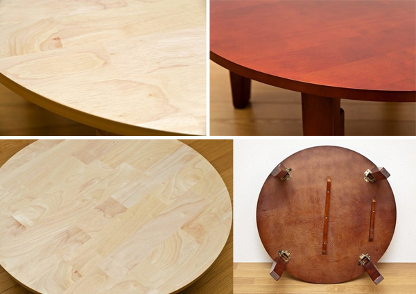 木製 丸テーブル 幅75cm ちゃぶ台 円卓 食卓 座卓 木製テーブル 和
